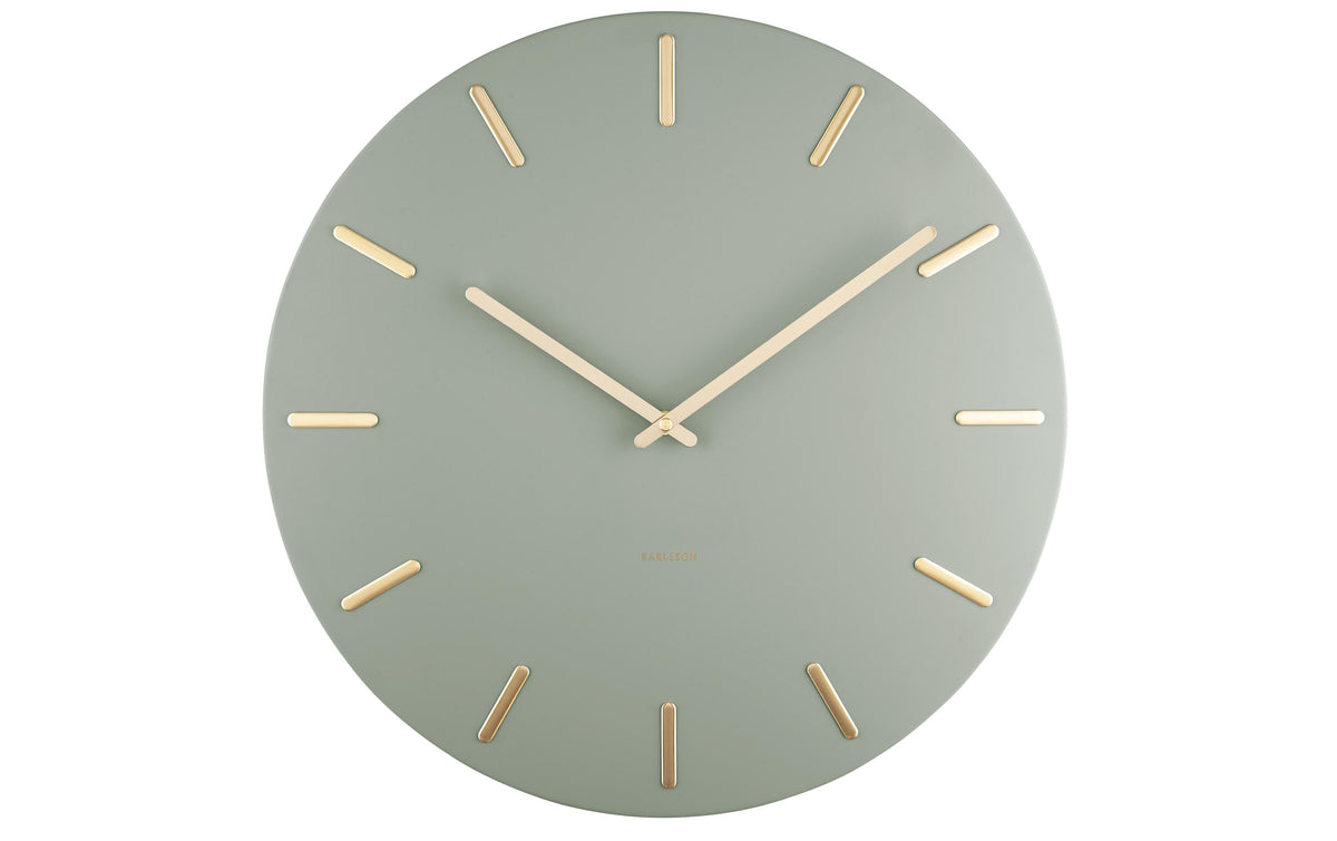 KARLSSON, Wanduhr Charm 45 cm, Grün