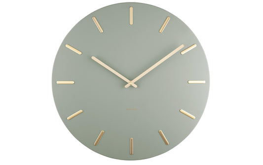 KARLSSON, Wanduhr Charm 45 cm, Grün