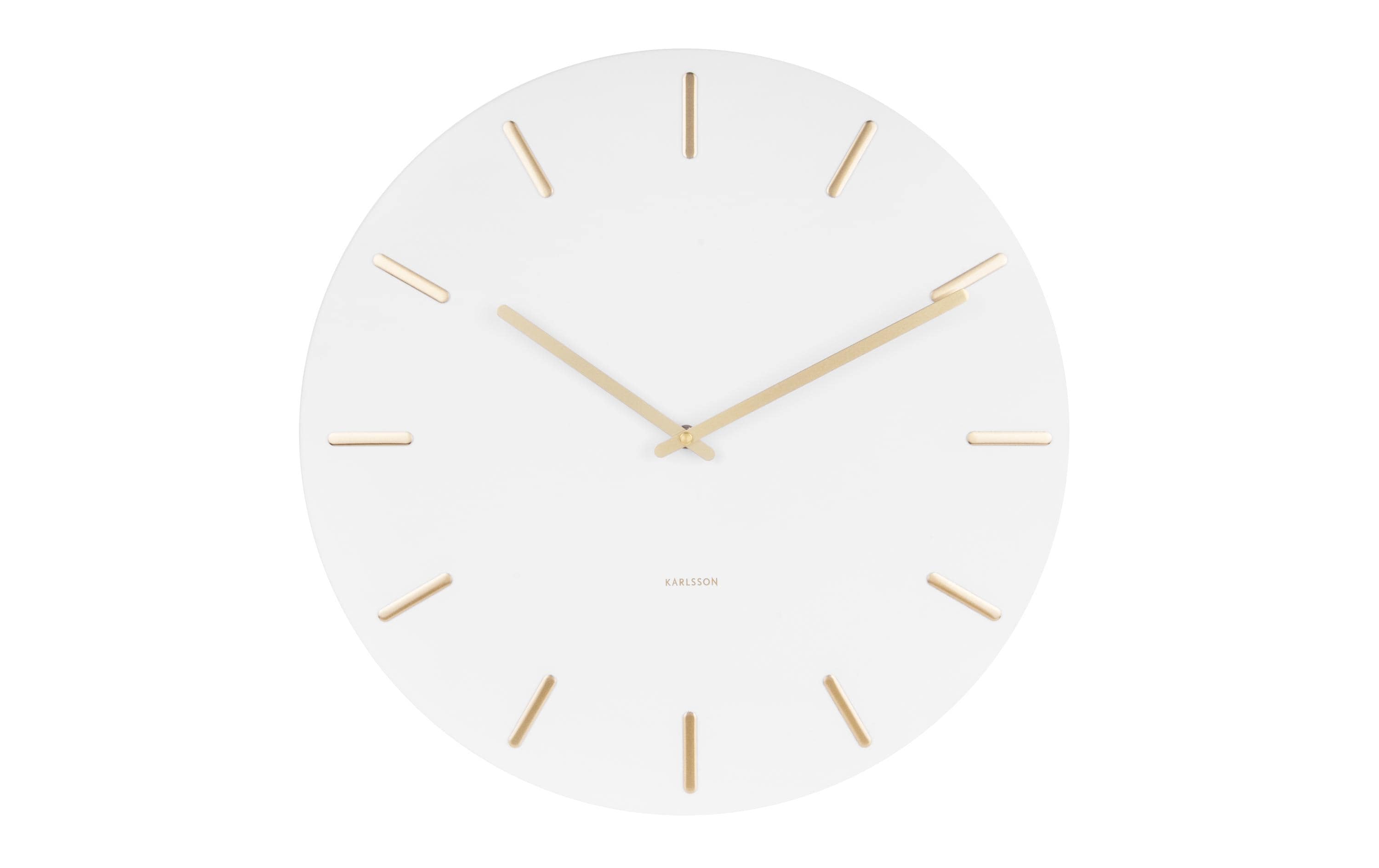 KARLSSON, Wanduhr Charm 45 cm, Weiss