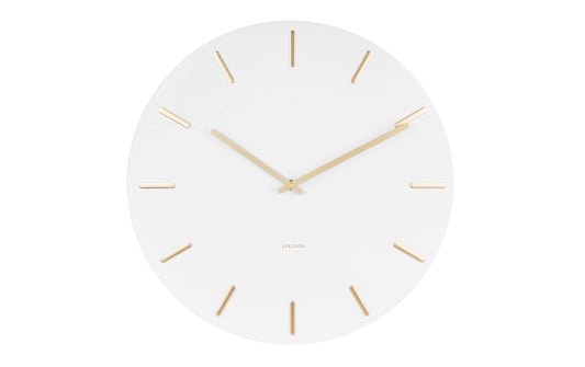 KARLSSON, Wanduhr Charm 45 cm, Weiss