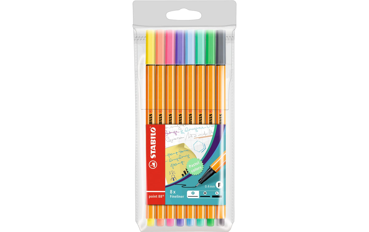 STABILO point 88 Pastell 8er Etui