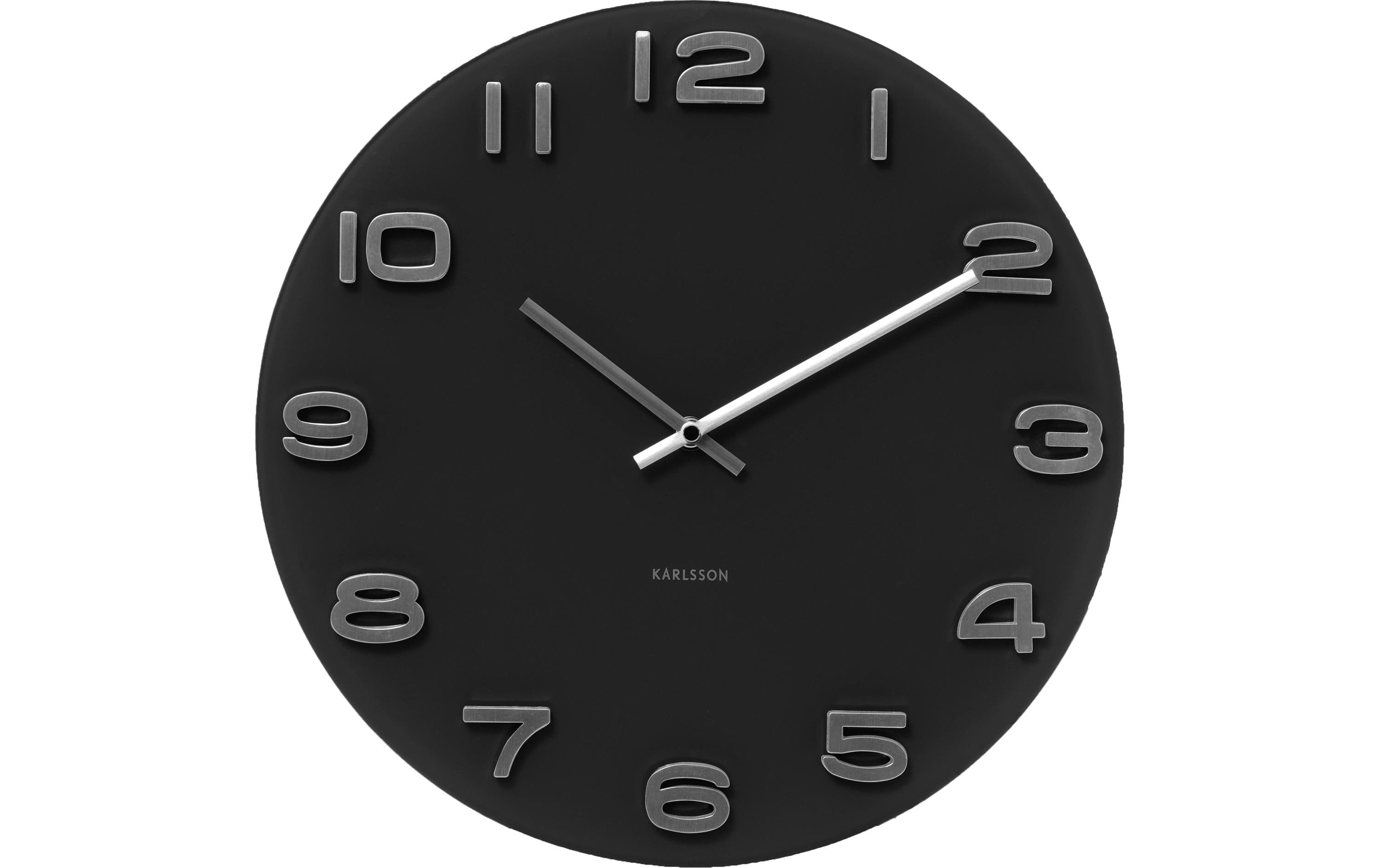 KARLSSON, Wanduhr Vintage Round 35 cm, Schw