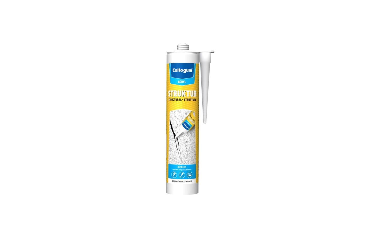 Coltogum Dichtmasse Struktur-Acryl weiss