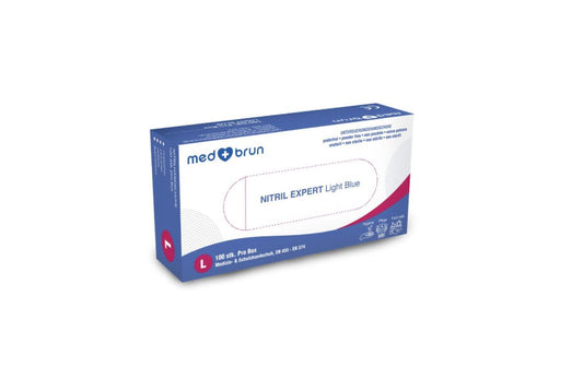 MedBrun, Nitril Expert XL, Blau, 100 Stk