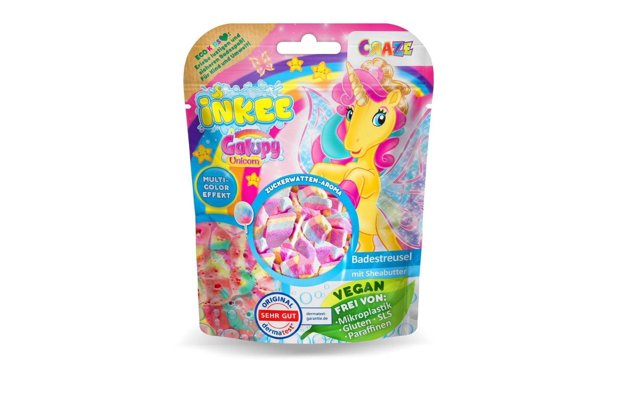Inkee Bath Crumbles Galupy Unicorn