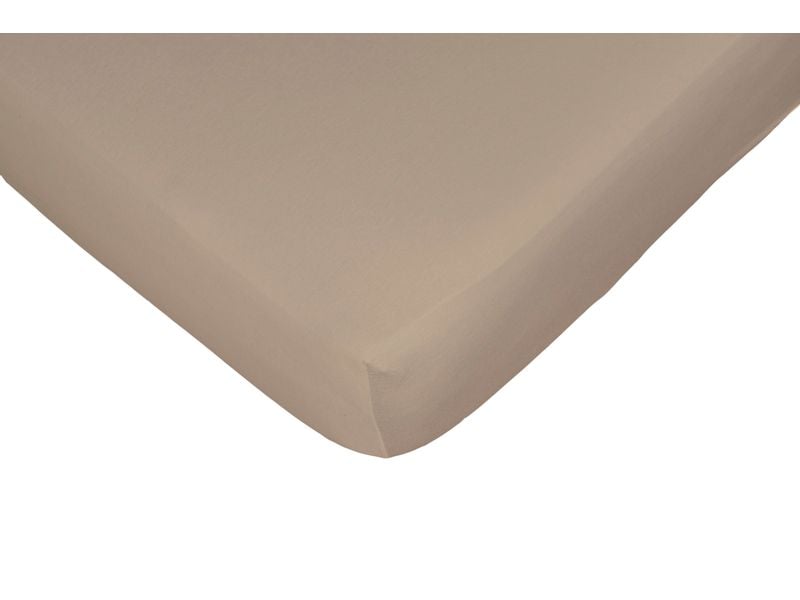 Nobilium | Fixleintuch Nela Beige | 140-160x200cm, Stretchline-Fix, 95% BW