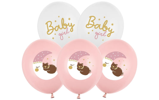 Partydeco Ballon Baby Girl