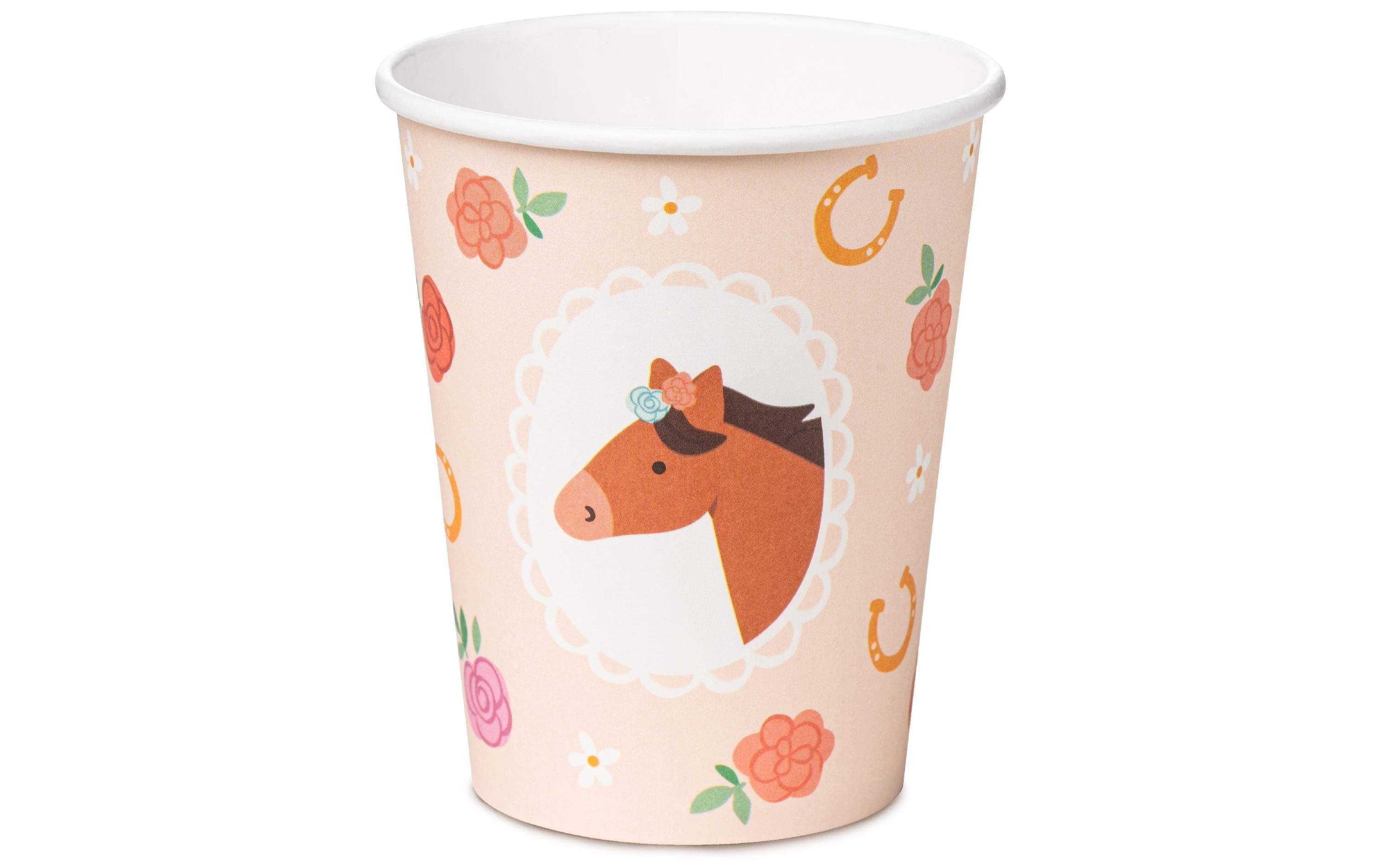 Partydeco Becher Pferd