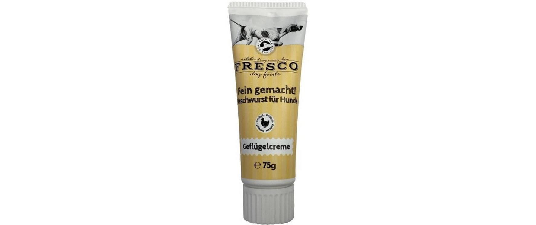 FRESCO, Leckerli Naschwurst Geflügelcreme,