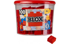 BLOX 100 rote 4er Steine in Dose