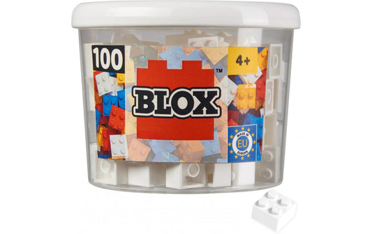 BLOX 100 weisse 4er Steine in Dose