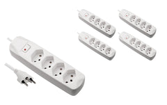 F.power Steckdosenleiste 4xT13 KIT5