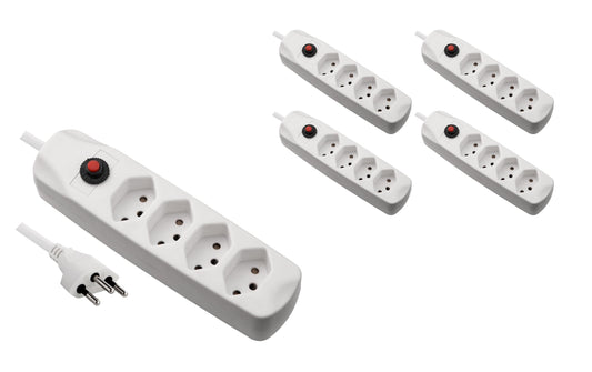 F.power Steckdosenleiste 4xT13 KIT5