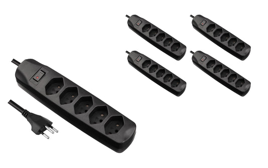 F.power Steckdosenleiste 5xT13 KIT5
