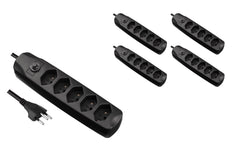 F.power Steckdosenleiste 5xT13 KIT5