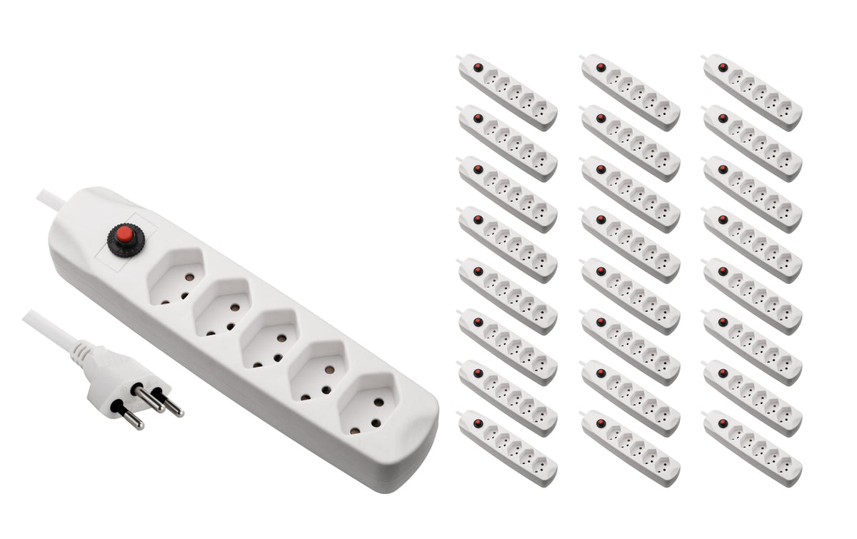 F.power Steckdosenleiste 5xT13 KIT25