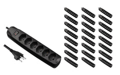 F.power Steckdosenleiste 6xT13 KIT25