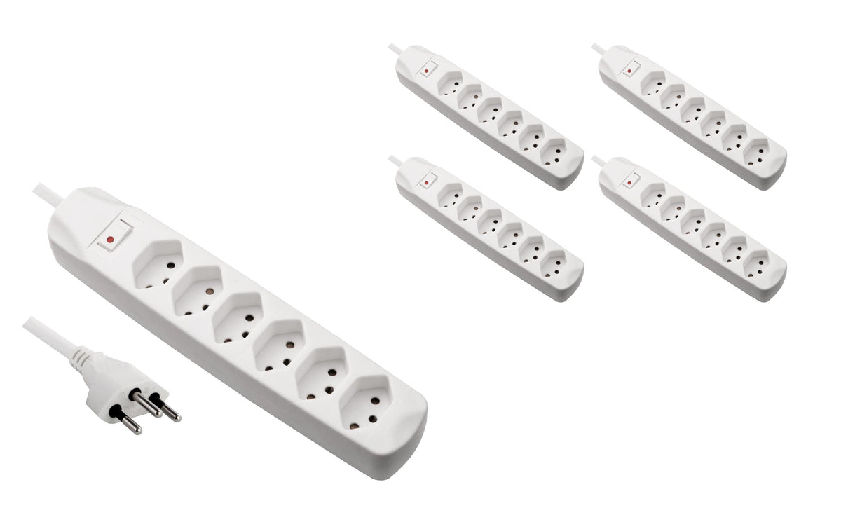 F.power Steckdosenleiste 6xT13 KIT5