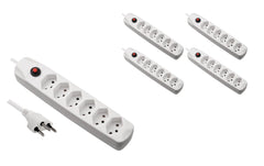 F.power Steckdosenleiste 6xT13 KIT5
