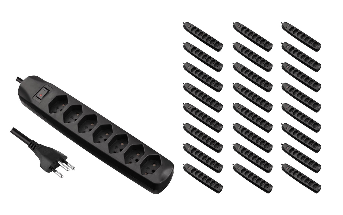 F.power Steckdosenleiste 7xT13 KIT25
