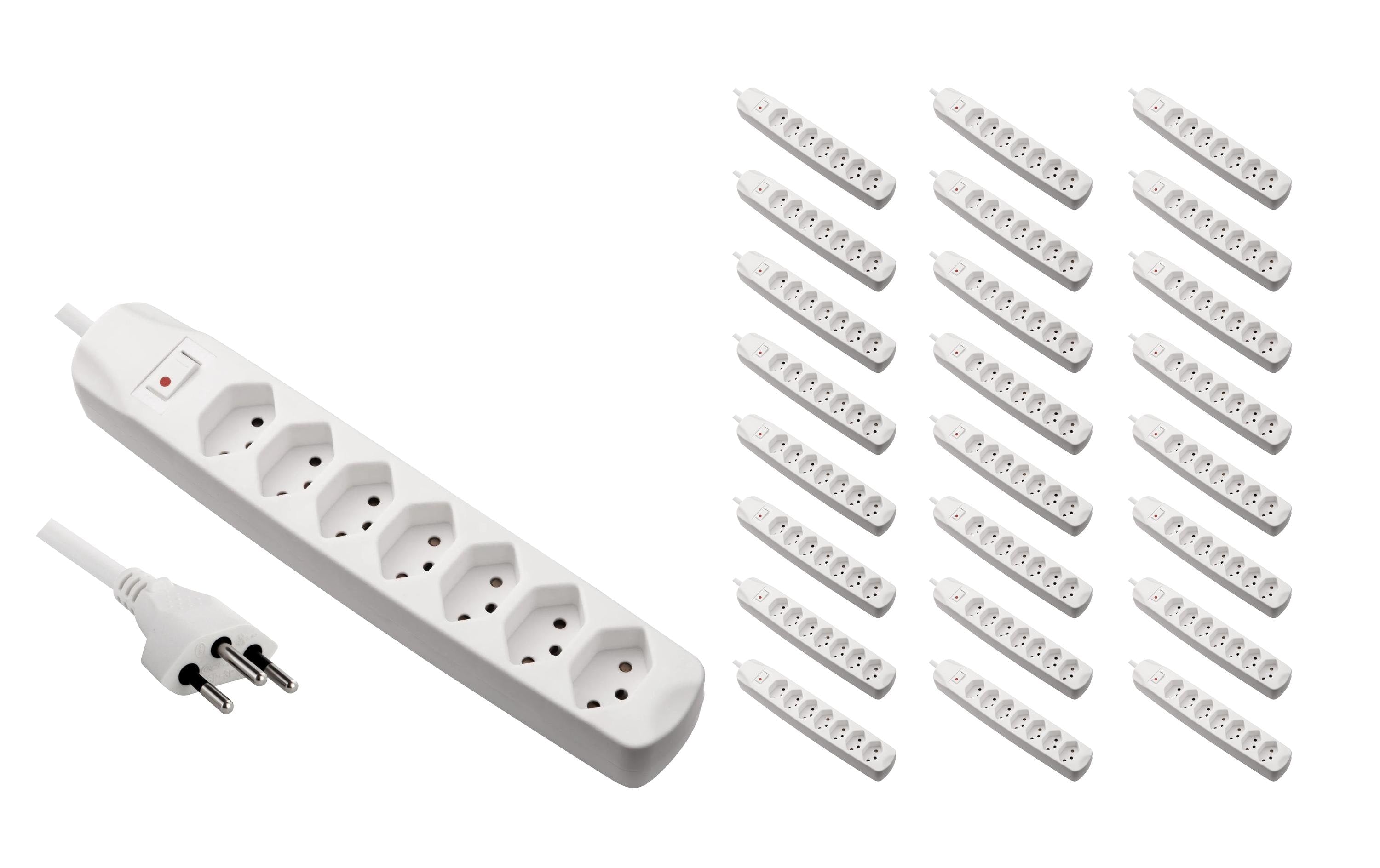 F.power Steckdosenleiste 7xT13 KIT25