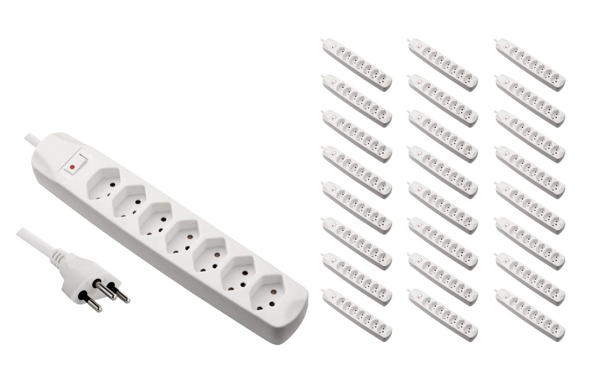 F.power Steckdosenleiste 7xT13 KIT25