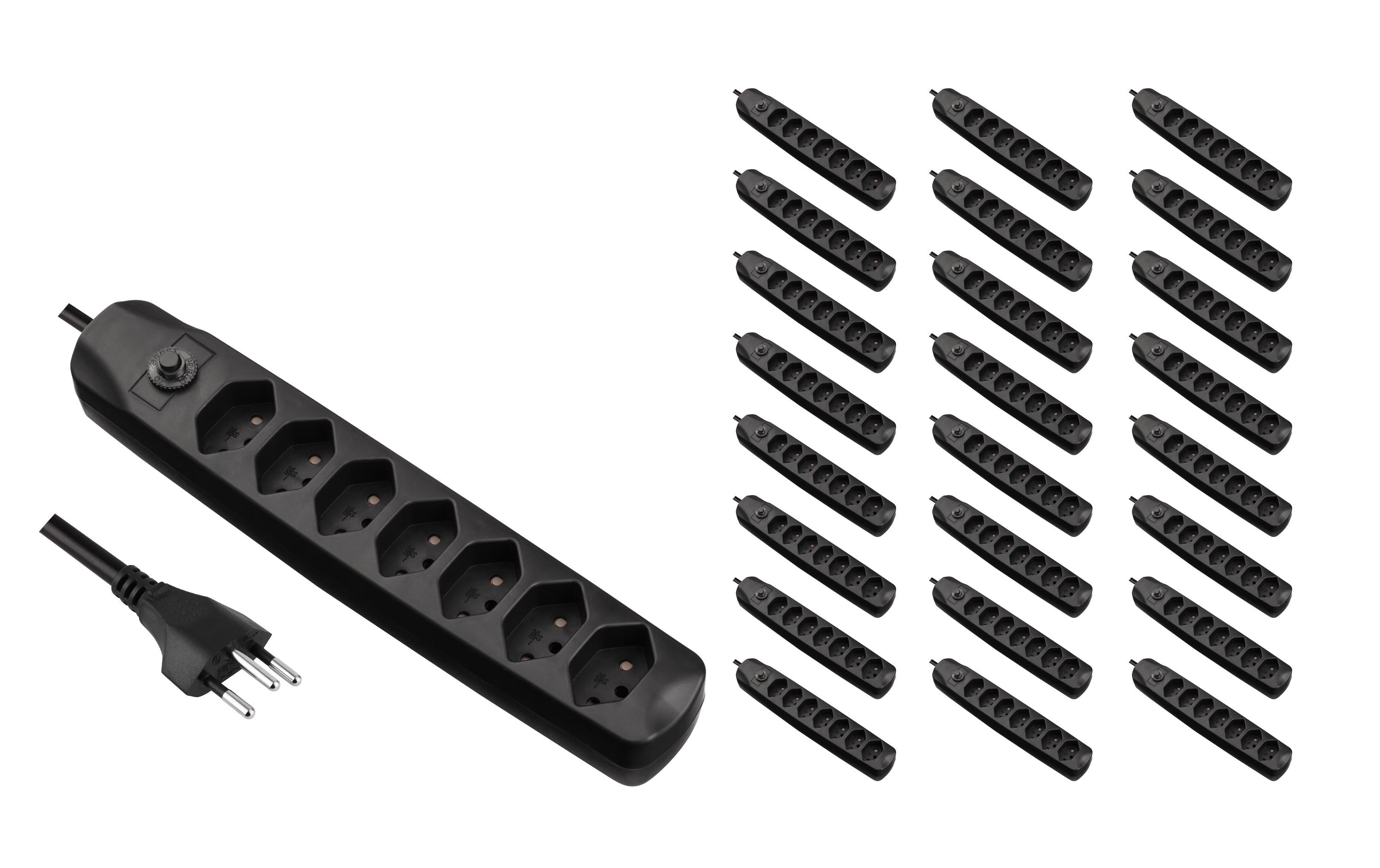 F.power Steckdosenleiste 7xT13 KIT25