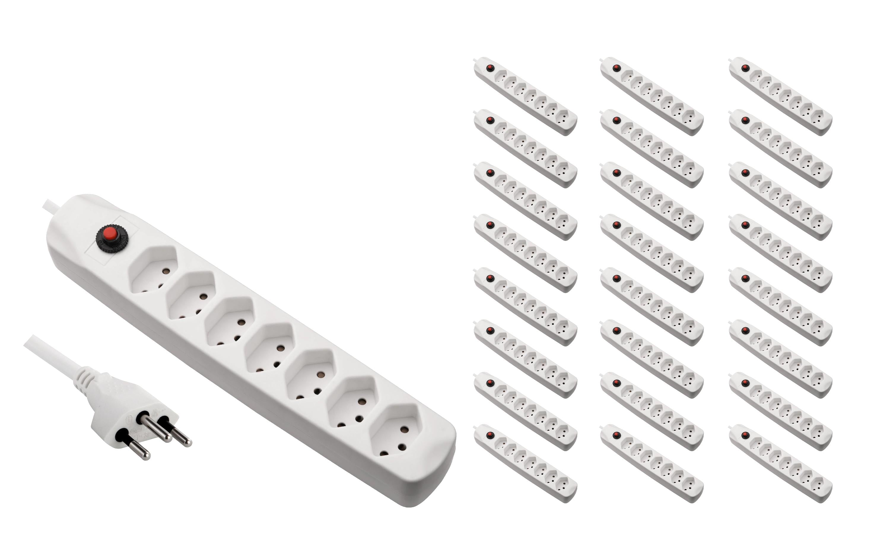 F.power Steckdosenleiste 7xT13 KIT25
