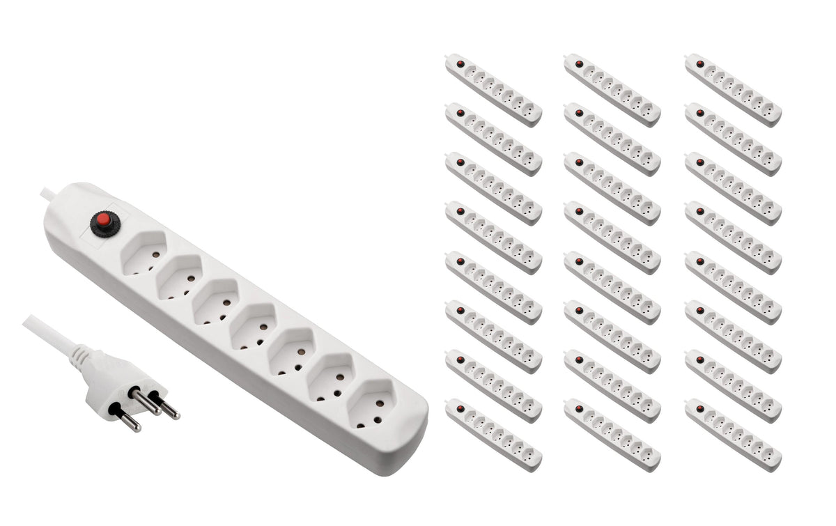 F.power Steckdosenleiste 7xT13 KIT25