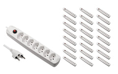 F.power Steckdosenleiste 7xT13 KIT25
