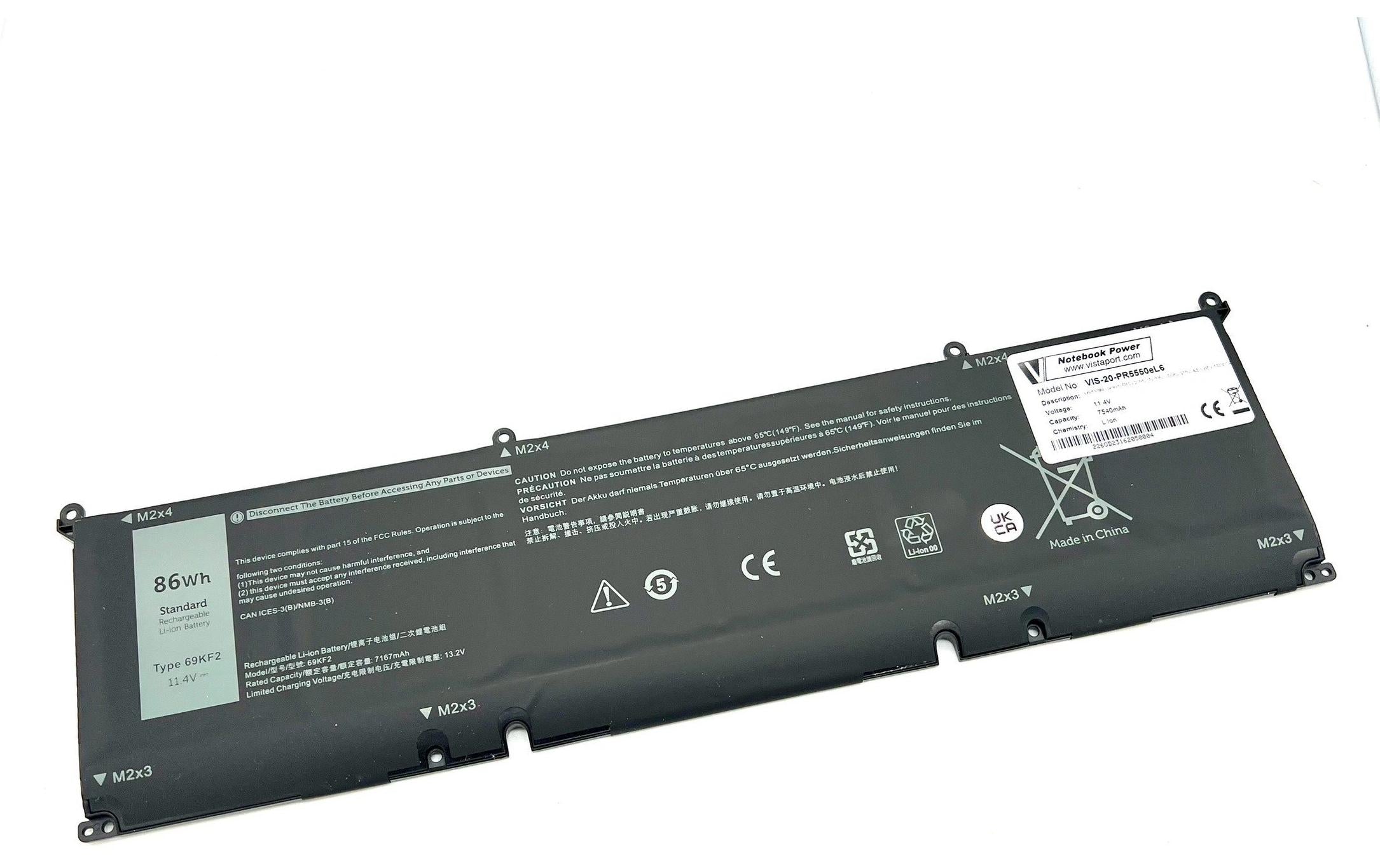 Vistaport Notebook  Akku für DELL