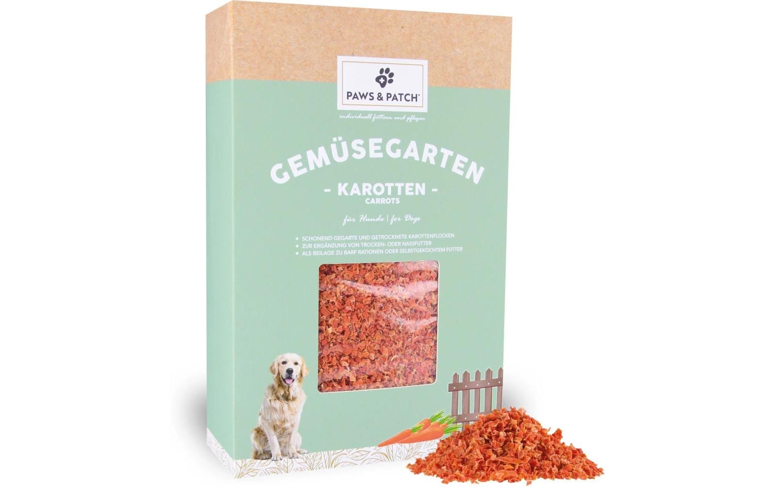 Paws&Patch Karottenflocken 900g