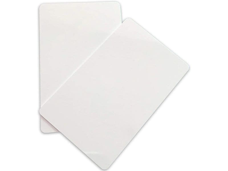 Evolis | Kartenrohl. wiess 0.76 MeerPlast | 86 x 54 x 0.76mm