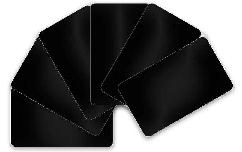 Evolis Kartenrohl. schwarz matt PVC