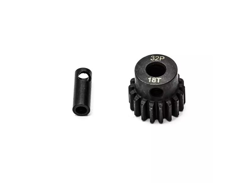 Konect | 18T Ritzel 32dp ø5mm + 3,17 adapter | pinion gear alloy steel