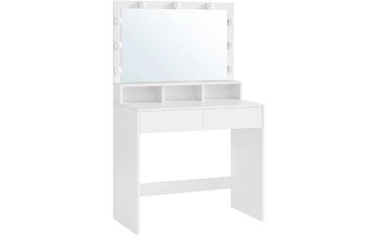 Vasagle Schminktisch Weiss mit Spiegel und