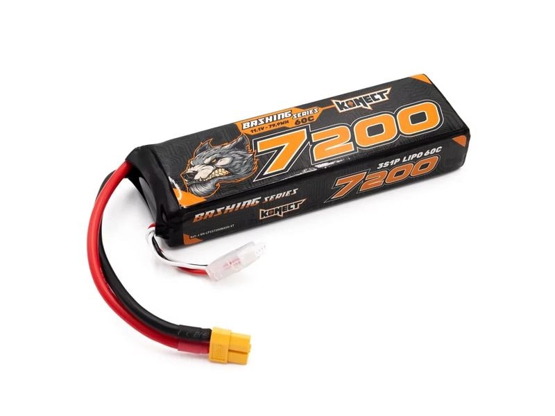 Konect | Lipo 7200mah 11.1V 60C 3S1P 79.9Wh | bash (XT90)