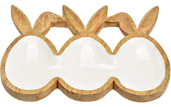 G. Wurm Tablett Ostereier mit Hasenohren