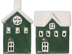 Star Trading | Tischdekoration HUSBY | IP20, Warmweiss, Grün