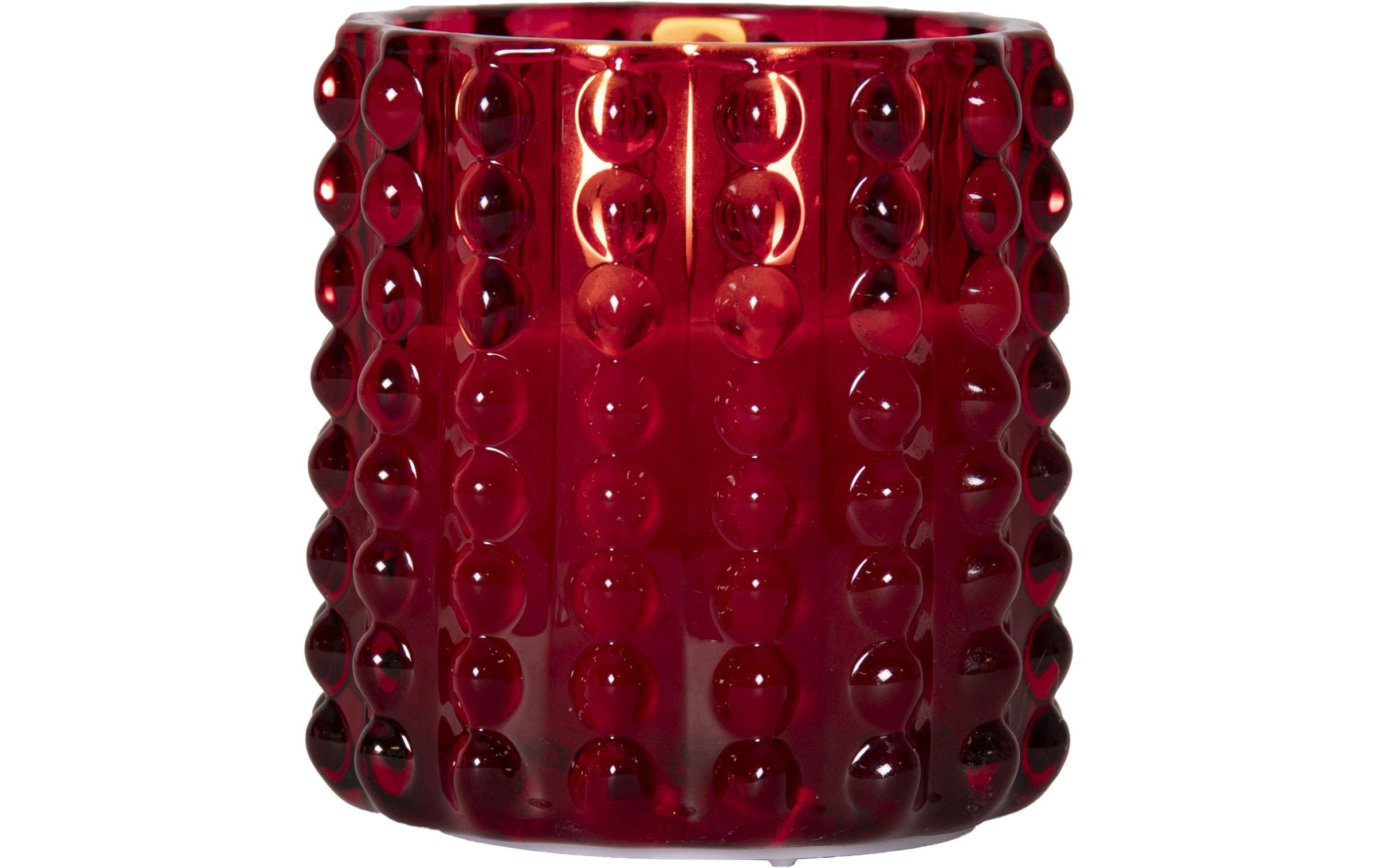 Star Trading, LED-Kerze Flamme Dotty, Rot,
