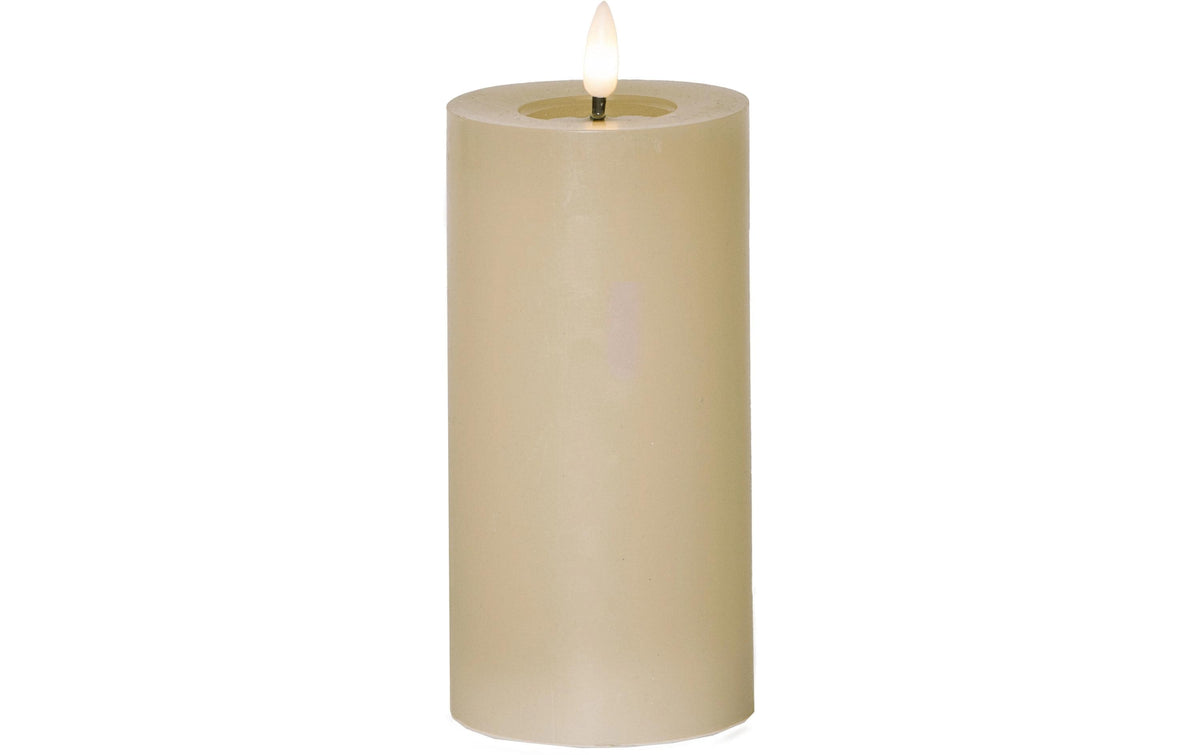 Star Trading, LED-Kerze Flamme Flow, Beige