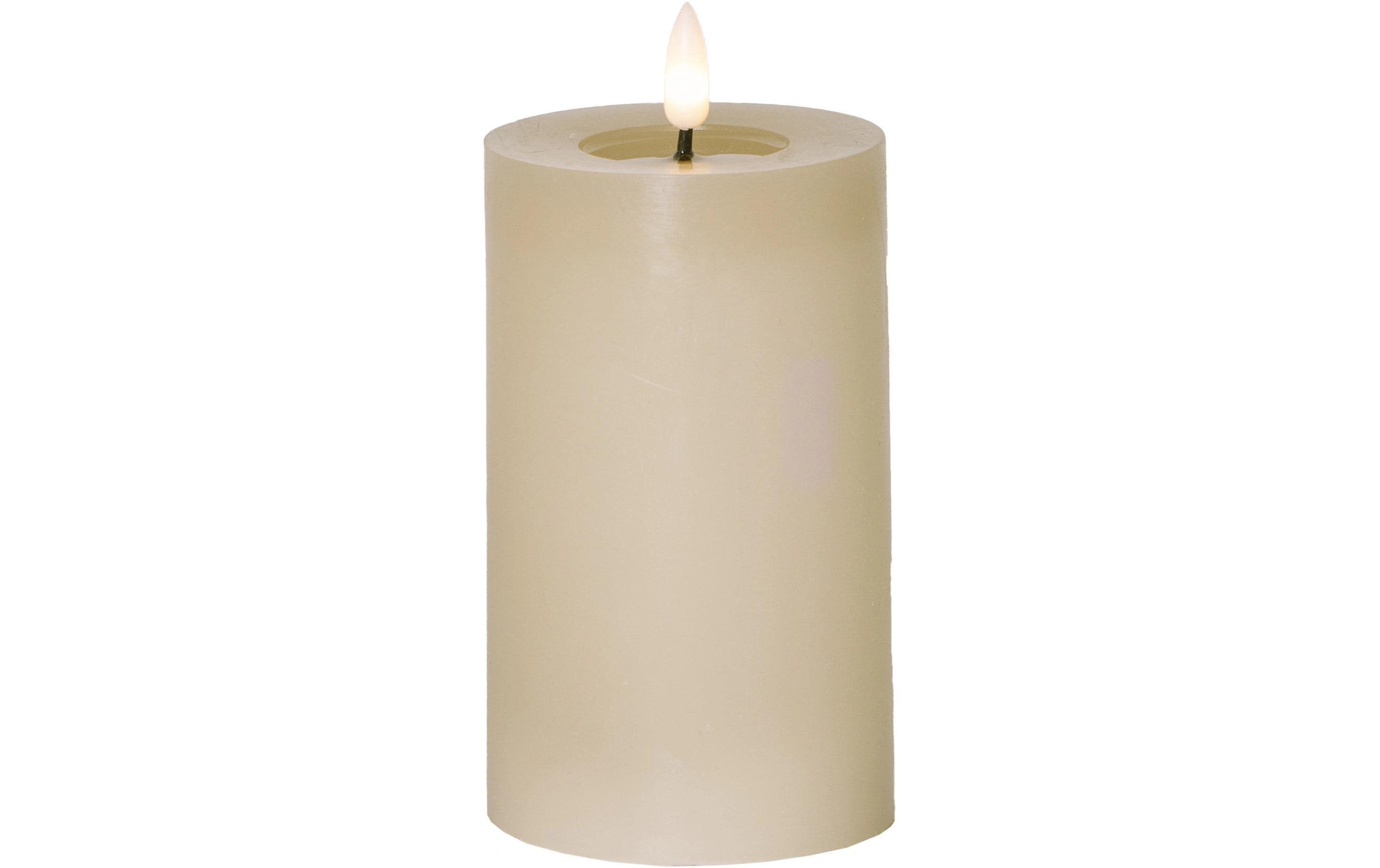 Star Trading, LED-Kerze Flamme Flow, Beige