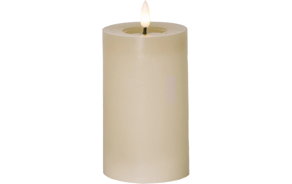 Star Trading, LED-Kerze Flamme Flow, Beige