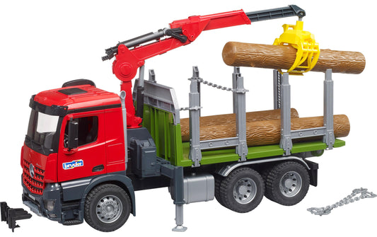 Bruder Spielwaren | Bruder MB Arocs Holztransport-LKW