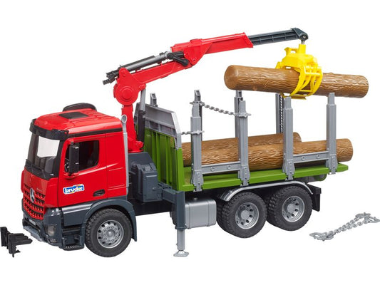 Bruder Spielwaren | Bruder MB Arocs Holztransport-LKW