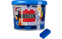 BLOX 40 blaue 8er Steine in Dose
