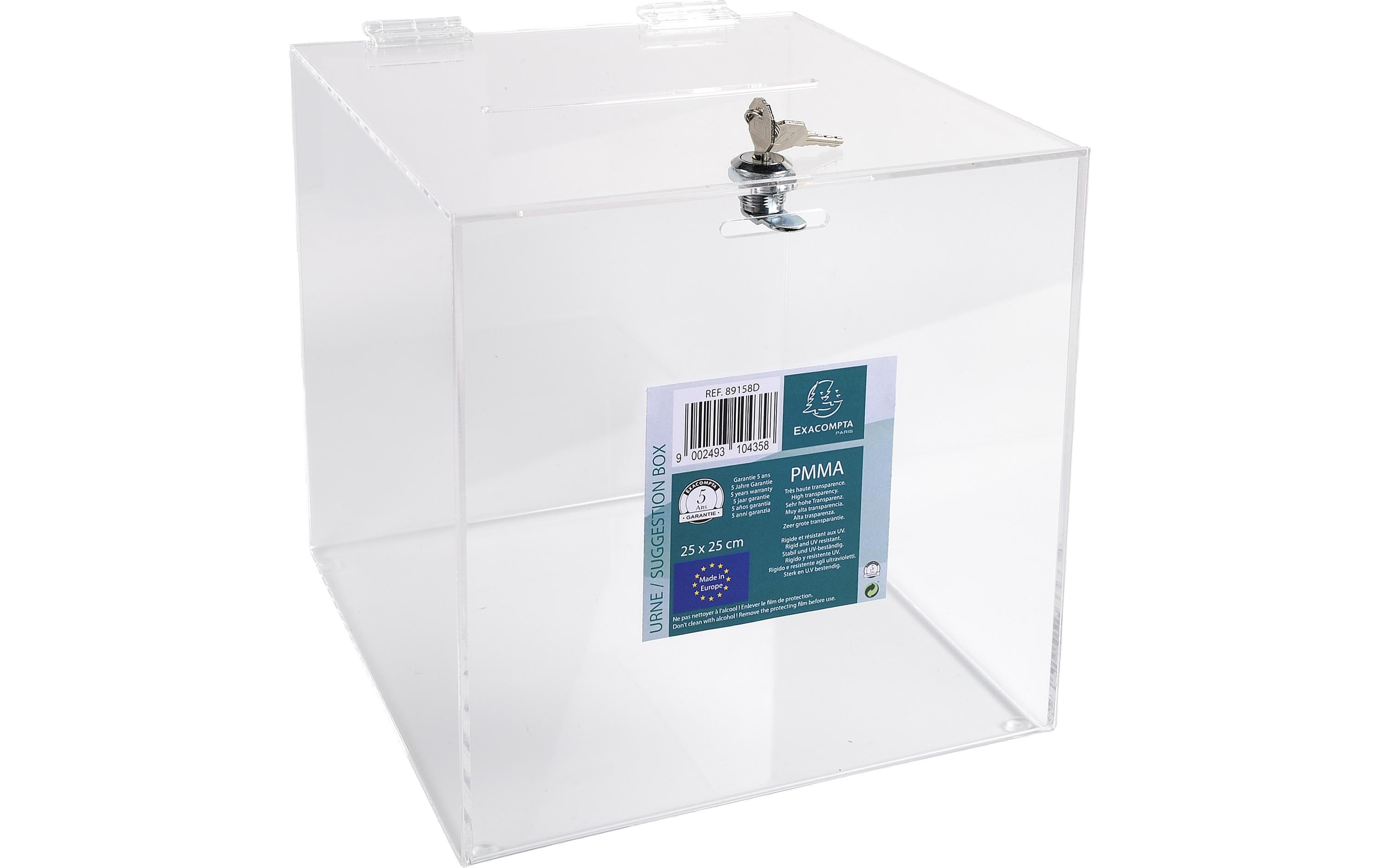 Exacompta Einwurfbox m. Klappdeckel