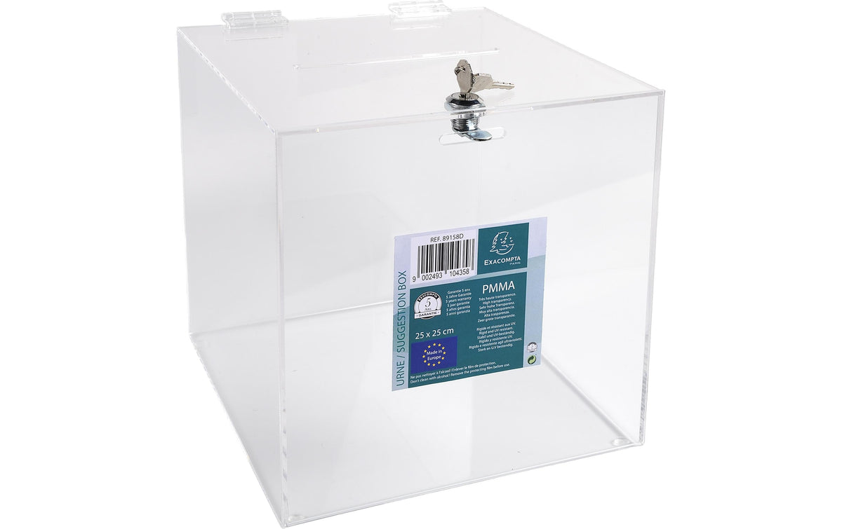 Exacompta Einwurfbox m. Klappdeckel