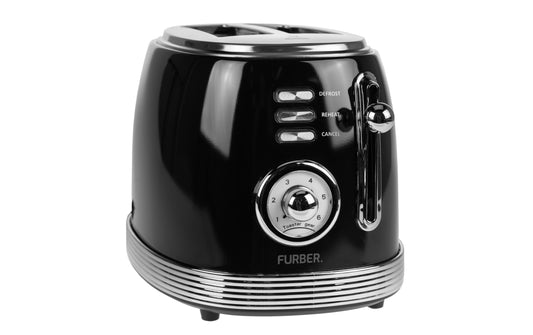 FURBER Retro Toaster schwarz