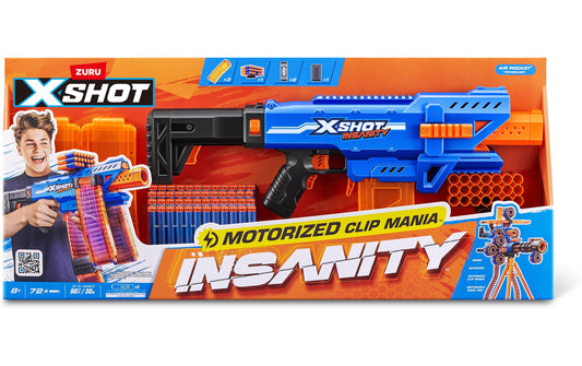 X-Shot Insanity Motorized Clip Blaster